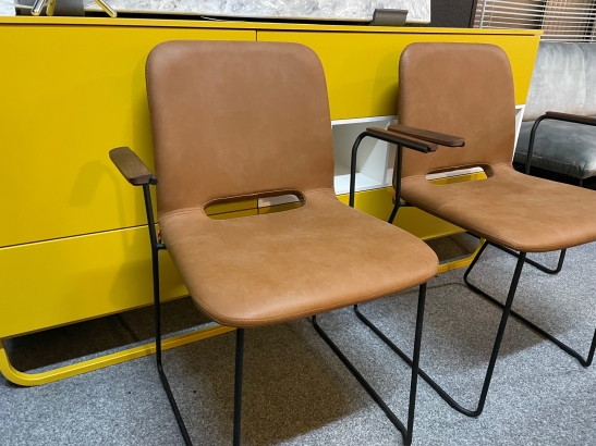 Nr. 48 I Angebot SALE % / Mobitec Stuhl Pamp / 2 Stühle im Set / Stoff / Ausstellungsware sofort verfügbar